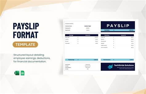 Basic Payslip Template in Word, Google Docs, Pages - Download | Template.net