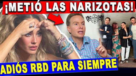 SE DESMORONAN LOS RBD ESPOSO DE ANAHÍ ROMPE EL SILENCIO LA