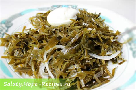 Салат Дальневосточный из морской капусты с яйцом « Рецепты салатов