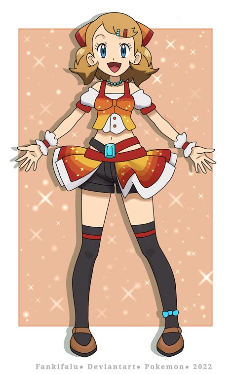 Pokemon Trainer Serena (Contest Outfit) by FankiFalu on DeviantArt