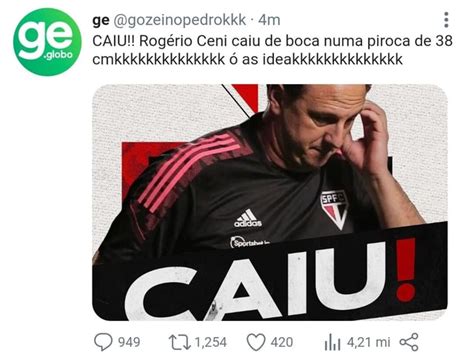 Ge dgozemopedrokkk CAIU Rogério Ceni caiu de boca numa piroca de 38