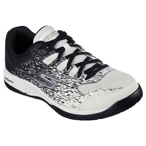 Skechers Viper Court Mens Pickleball Shoe White Black Tennis Point