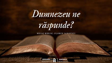 12 Martie 2023 Dumnezeu ne răspunde Mesaj Pastor Florin