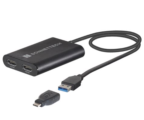 USB 3 DisplayLink to Dual 4K 60Hz HDMI Adapter – SONNETTECH