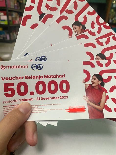 Voucher Belanja Matahari Tiket Voucher Kartu Hadiah Voucher Di