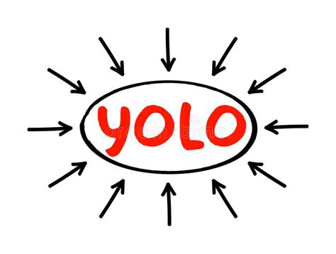 YOLO You Only Live Once Acronym Text With Arrows Concept For