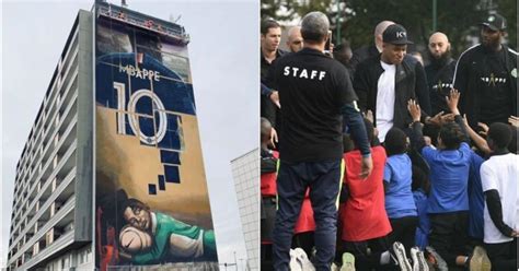 Tensions à la mairie de Bondy Kylian Mbappé menacé de mort sur une fresque