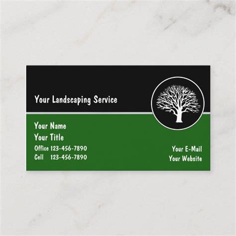 Landscape Business Cards | Zazzle