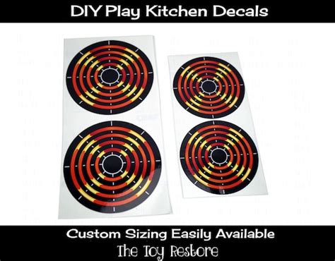 DIY Kitchen Burners Eye Stove Element New Replacement Decals | Etsy