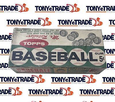 Topps Baseball Empty Wax Box Mid Grade Display Box Ebay