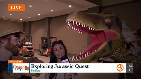 Learning About Dinosaurs At Jurassic Quest Youtube