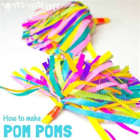 How To Make Cheerleader Pom Poms Kids Craft Room