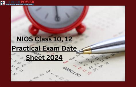 NIOS Practical Exam Date 2024 Out For Class 10 12 Check Date Sheet