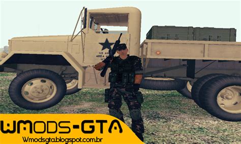 Skin Soldado Exército Brasileiro GTA San Andreas WMods GTA