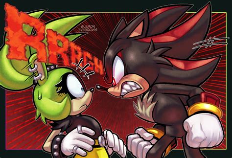 Shadow The Hedgehog And Surge The Tenrec Sonic And 1 More Drawn By