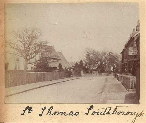 Victorian Photograph Of St Thomas S Church Southborough