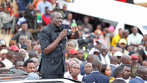 President Ruto Begins His Four Day Tour In Nyanza Region Youtube