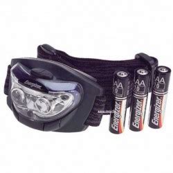 Lampe Frontale 3LED Headlight Energizer Piles Incluses