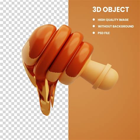 Premium Psd Honey Dipper