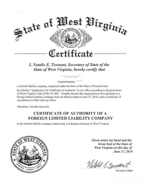 ?Free Certificate of Authority Sample Template & Example?