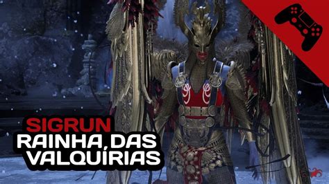 God Of War PS4 A Melhor Boss Fight Do Jogo Sigrun A Rainha Das