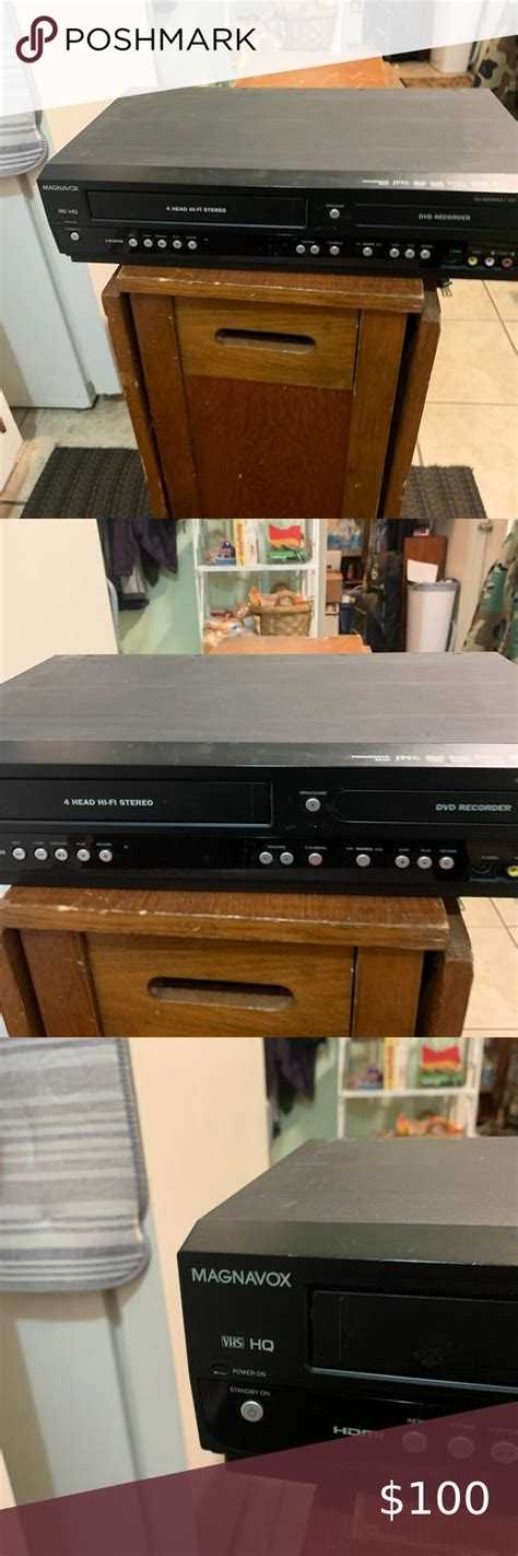 Magnavox ZV427MG9 DVD Recorder VCR With Line In Recording No Tuner