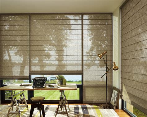 Hunter Douglas Alustra® Woven Textures® Roller Shades And Roman Shades Contemporary Home