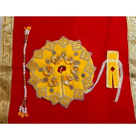 Cotton Yellow Laddu Gopal Ji Poshak For Temple At Rs Set In Mathura