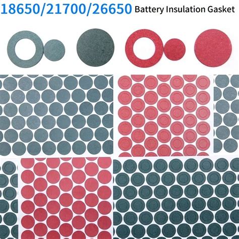 20 500 stücke 18650 21700 26650 Li Ion Batterie Isolierung Dichtung