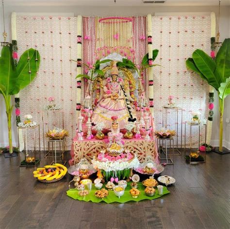 My Ammavaru Desidiy Simple Stage Decorations Goddess Decor