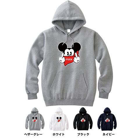 楽天市場ファック イット マウス FUCK IT MOUSE パーカー パロディパーカー パロディーパーカー 面白いパーカー 面白パーカー フーディー スウェット スエット プルオーバー