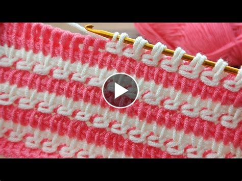 Gorgeous Very Easy Tunisian Crochet Pattern With Sequential Loops Tu