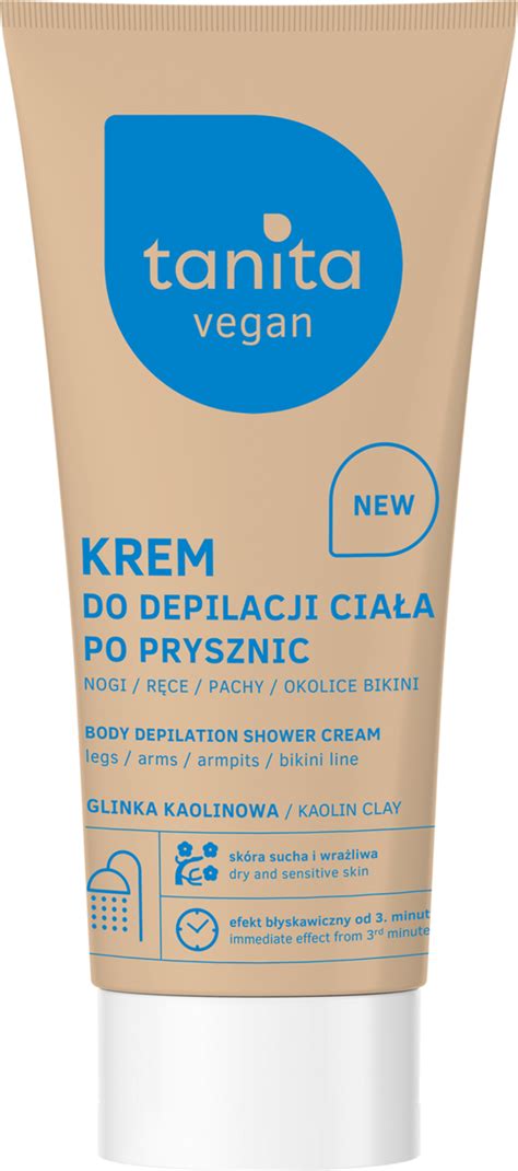 TANITA Vegan krem do depilacji ciała pod prysznic 200 ml