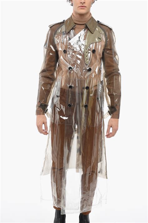 Comme Des Gar Ons Homme Plus Polyvinyl Naked See Through Trench Coat