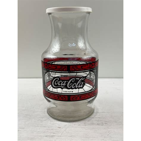 Vintage Godfathers Pizza Coca Cola 1 Quart Glass Carafe With Etsy