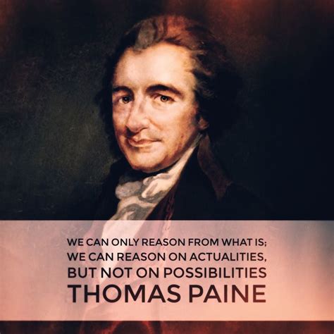 Thomas Paine On Reason Thomas Paine Paine Motivation