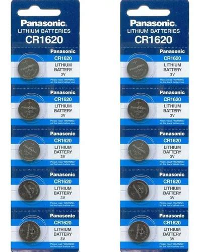 Bateria Panasonic Cr1620 Litio 3v Celula De Monedas 10 MercadoLibre