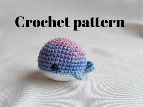 Crochet Pattern Whale Crochet Whale Amigurumi Patterns Etsy