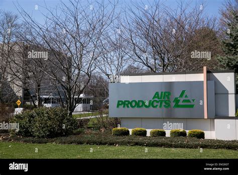 A Logo Sign Outside Of The Headquarters Of Air Products And Chemicals