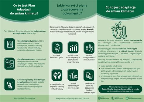 Plan Adaptacji Do Zmian Klimatu Dla Miasta Jas A Do Roku Urz D