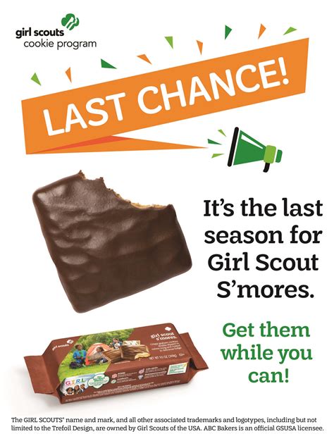 Print Girl Scout Cookies Smores Girl Scouts