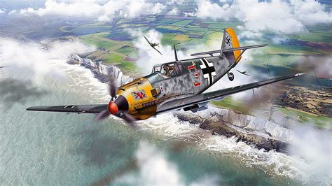 HD wallpaper: Messerschmitt, Me-109, Battle of Britain, Bf.109 ...