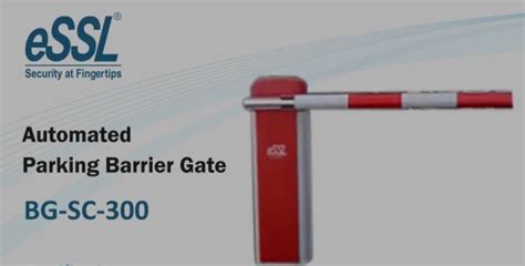 Red Essl Bg Sc Boom Barrier For Industrial Stainless Steel At Rs