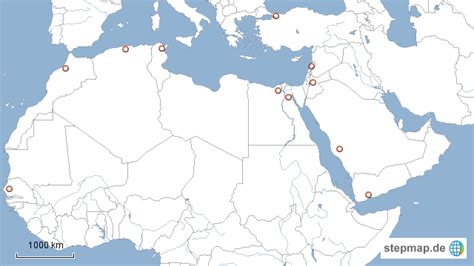 Stepmap Orient Stumm Landkarte F R Afrika