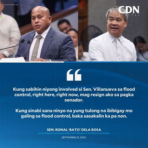 CDN - ‘RIGHT HERE, RIGHT NOW, MAG RESIGN AKO’ Senator Ronald "Bato ...
