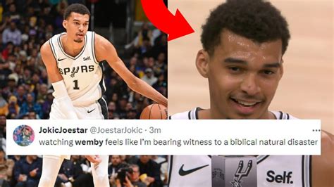 Nba React To Victor Wembanyama Vs Oklahoma City Thunder Wemby