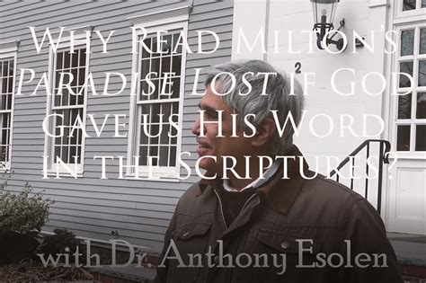 paradise  anthony esolen thomas  college