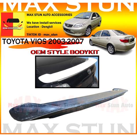 Toyota Vios Spoiler For Vios Ncp Rear Trunk Spoiler