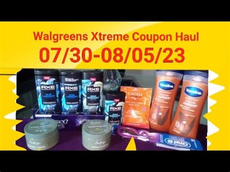 Walgreens Xtreme Coupon Haul 7 30 8 5 23 Spend 25 Get 7WC Deal What I