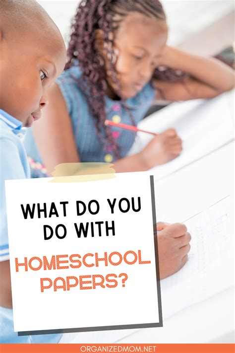 What Do You Do With Homeschool Papers The Organized Mom